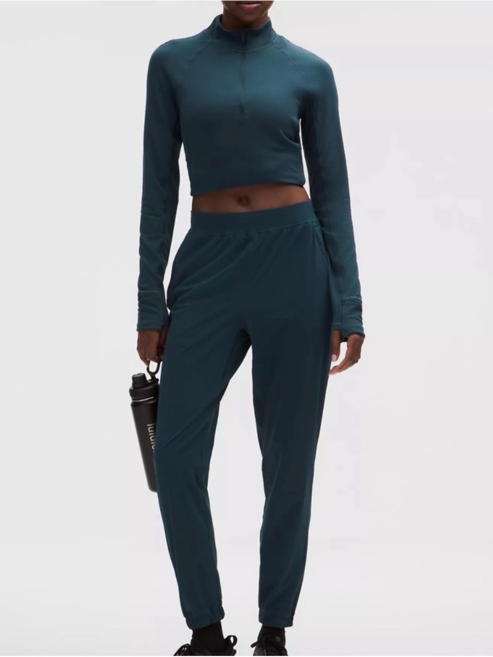 NWT Lululemon Adapted State High-Rise Fleece Jogger FullLength Indochine blue 12